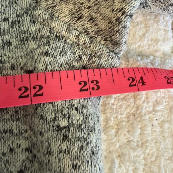 Eddie Bauer Mens Gray Fleece Mock Pullover Henley Sweater Sweatshirt Size XL - Picture 7 of 12